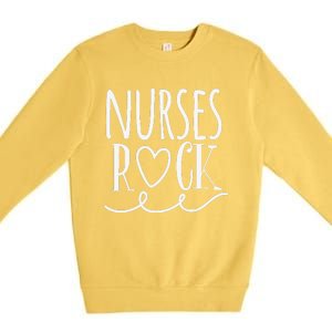 Nurses Are Awesome Nurse Appreciation Day Tee Premium Crewneck Sweatshirt