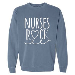 Nurses Are Awesome Nurse Appreciation Day Tee Garment-Dyed Sweatshirt