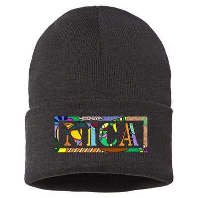 Nica Art Asi Somos Nicaragua Sustainable Knit Beanie