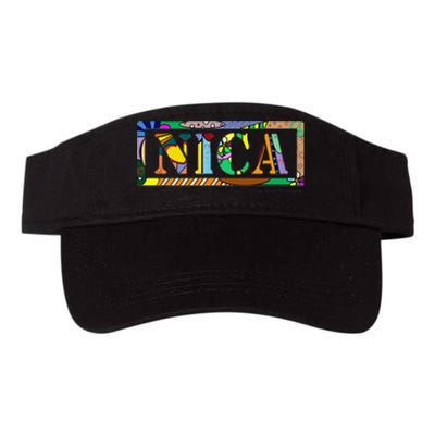 Nica Art Asi Somos Nicaragua Valucap Bio-Washed Visor