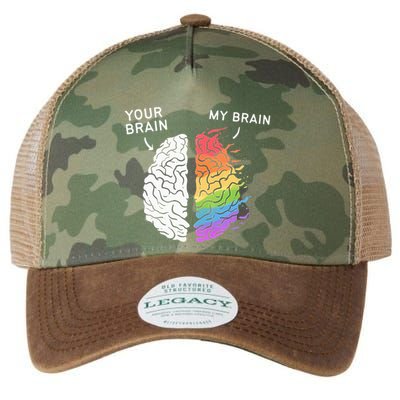 Neurodivergent ADHD ASD Aspergers Autism Neurodiversity Legacy Tie Dye Trucker Hat