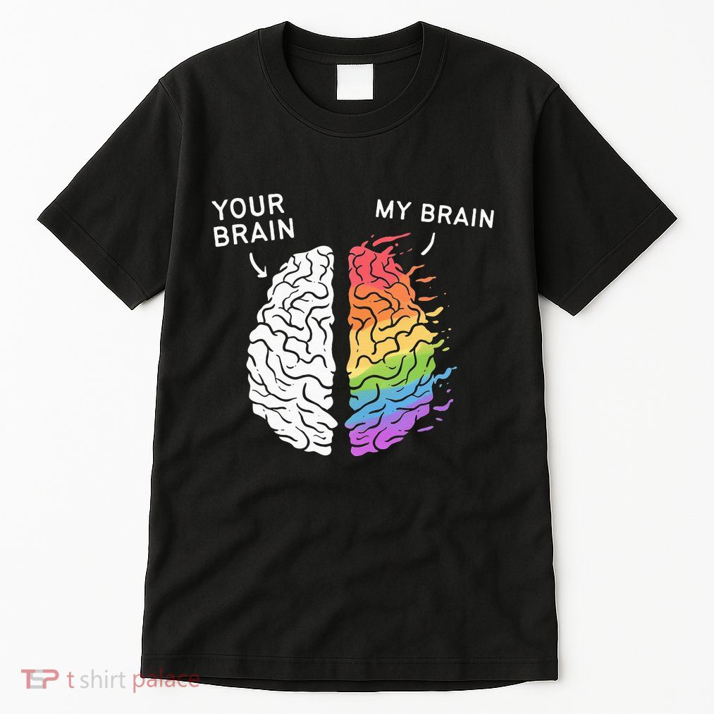 Neurodivergent ADHD ASD Aspergers Autism Neurodiversity Tall T-Shirt