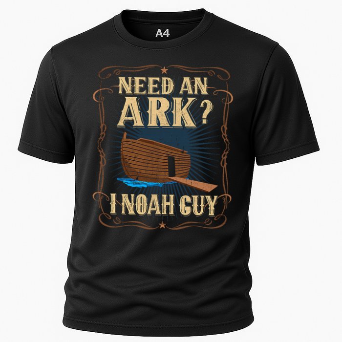 Need An Ark I Noah Guy Funny Christian Humor Bible Pun Boat  Cooling Performance Crew T-Shirt