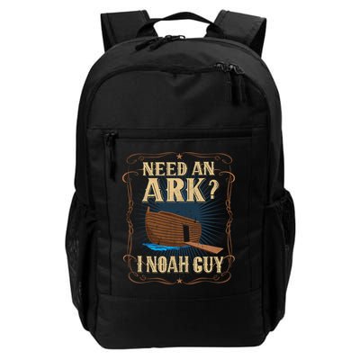Need An Ark I Noah Guy Funny Christian Humor Bible Pun Boat  Backpack