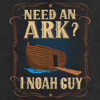 Need An Ark I Noah Guy Funny Christian Humor Bible Pun Boat  Adult Drive Performance Visor
