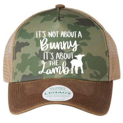 Not About A Bunny It's About The Lamb Legacy Tie Dye Trucker Hat