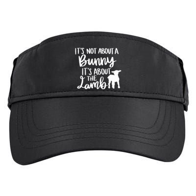 Not About A Bunny It's About The Lamb Adult Drive Performance Visor