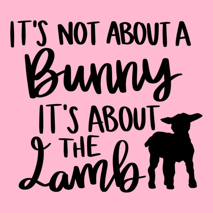 Not About A Bunny It's About The Lamb T-Shirt