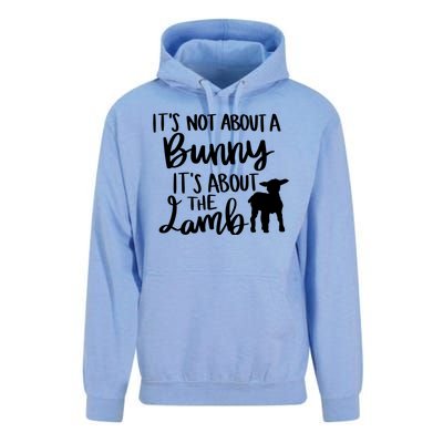 Not About A Bunny It's About The Lamb Unisex Surf Hoodie