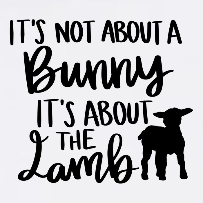 Not About A Bunny It's About The Lamb Garment-Dyed Sweatshirt