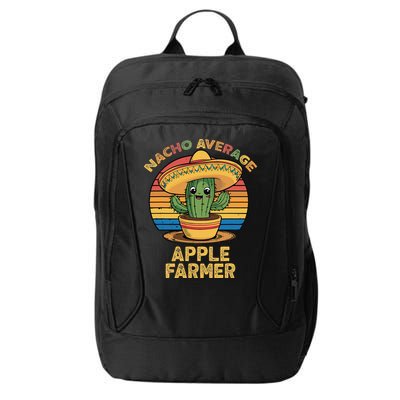 Nacho Average Apple Farmer Mexican Cinco De Mayo Farming City Backpack
