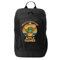 Nacho Average Apple Farmer Mexican Cinco De Mayo Farming City Backpack