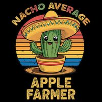 Nacho Average Apple Farmer Mexican Cinco De Mayo Farming 16 in Basic Backpack