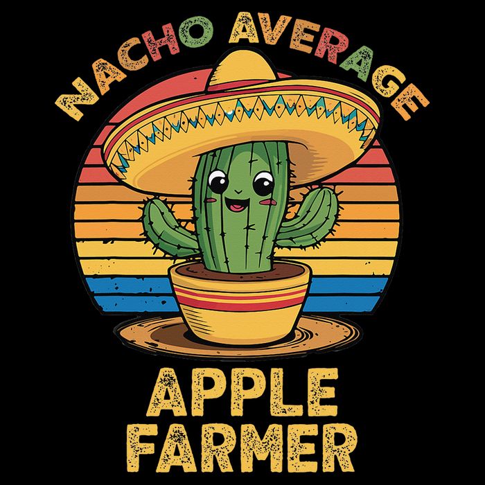 Nacho Average Apple Farmer Mexican Cinco De Mayo Farming 16 in Basic Backpack