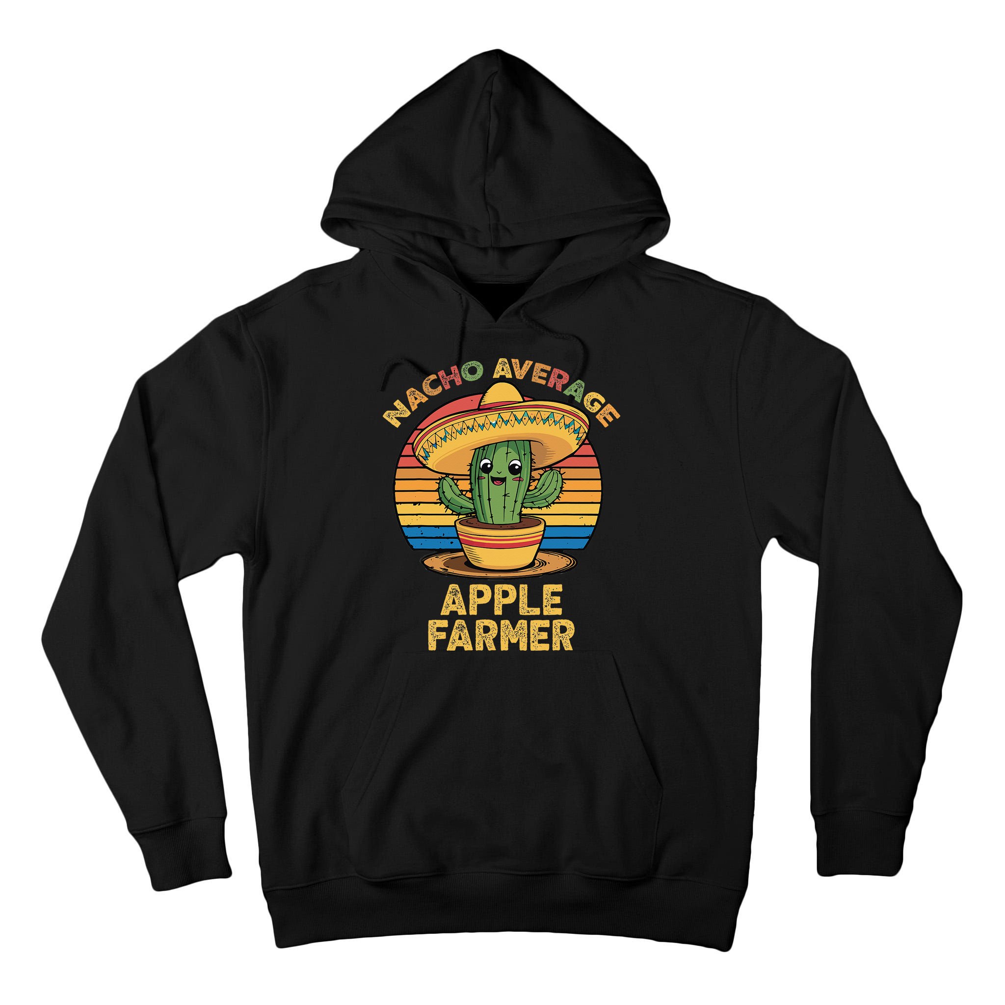 Nacho Average Apple Farmer Mexican Cinco De Mayo Farming Tall Hoodie