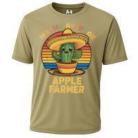 Nacho Average Apple Farmer Mexican Cinco De Mayo Farming Cooling Performance Crew T-Shirt