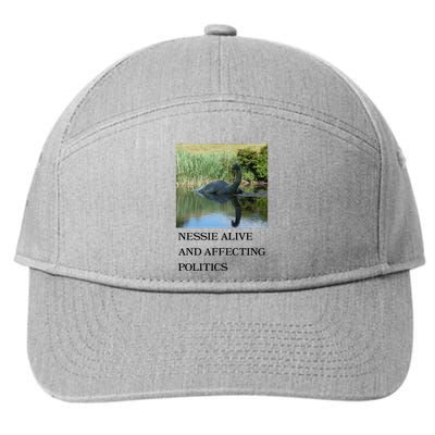 Nessie Alive And Affecting Politics 7-Panel Snapback Hat