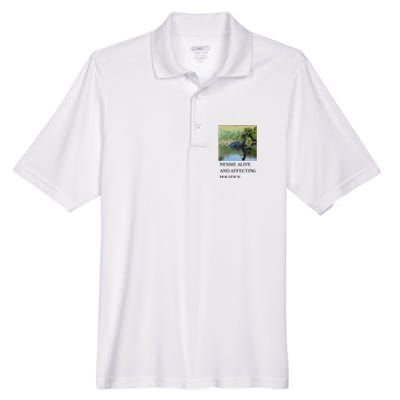 Nessie Alive And Affecting Politics Men's Origin Performance Pique Polo