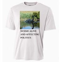 Nessie Alive And Affecting Politics Cooling Performance Crew T-Shirt