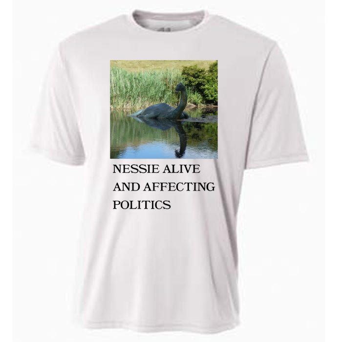 Nessie Alive And Affecting Politics Cooling Performance Crew T-Shirt