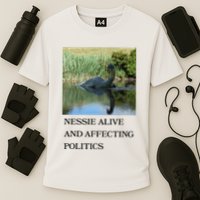 Nessie Alive And Affecting Politics Cooling Performance Crew T-Shirt