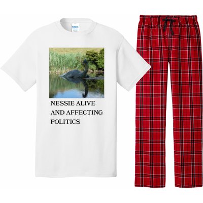 Nessie Alive And Affecting Politics Pajama Set