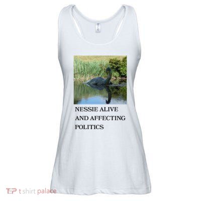 Nessie Alive And Affecting Politics Ladies Essential Flowy Tank