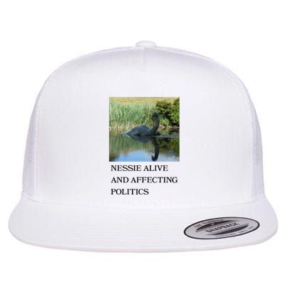 Nessie Alive And Affecting Politics Flatbill Hat