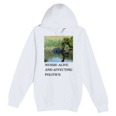 Nessie Alive And Affecting Politics Premium Pullover Hoodie