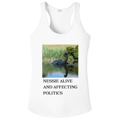 Nessie Alive And Affecting Politics Ladies PosiCharge Competitor Racerback Tank