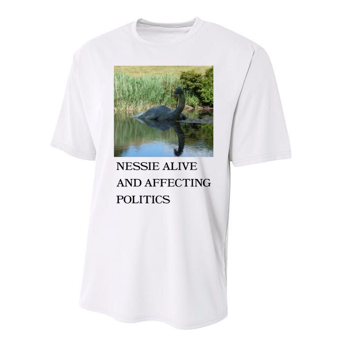 Nessie Alive And Affecting Politics Performance Sprint T-Shirt