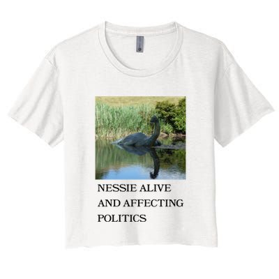 Nessie Alive And Affecting Politics Crop Top