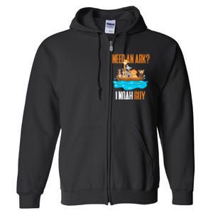 Need An Ark? I Noah Guy Pun Church Gift For Full Zip Hoodie