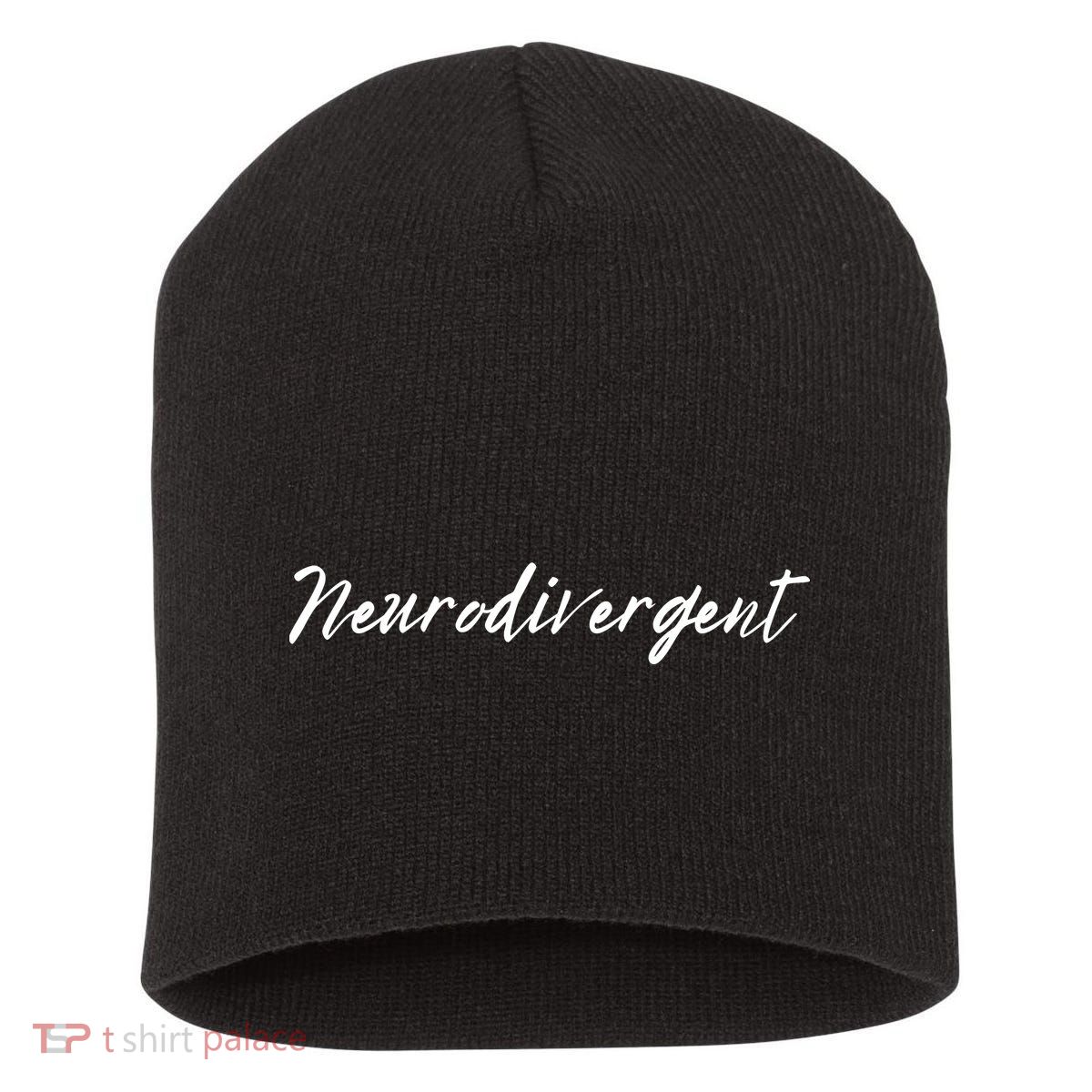Neurodivergent ADHD Autism Dyslexia BPD Neurodiversity For Neurodiverse Short Acrylic Beanie