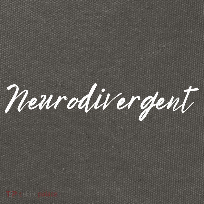 Neurodivergent ADHD Autism Dyslexia BPD Neurodiversity For Neurodiverse Cotton Canvas Backpack