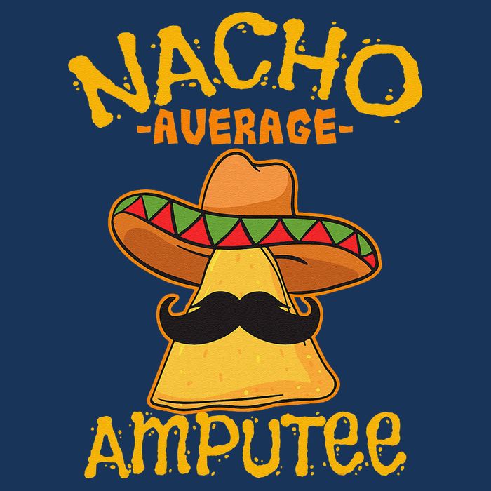 Nacho Average Amputee Mexican Amputation Cinco De Mayo Party Cooling Performance Crew T-Shirt