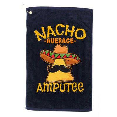 Nacho Average Amputee Mexican Amputation Cinco De Mayo Party Golf Towel