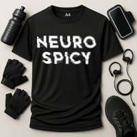 Neurospicy ADHD Autism Neurodiversity Neurodivergent Cooling Performance Crew T-Shirt