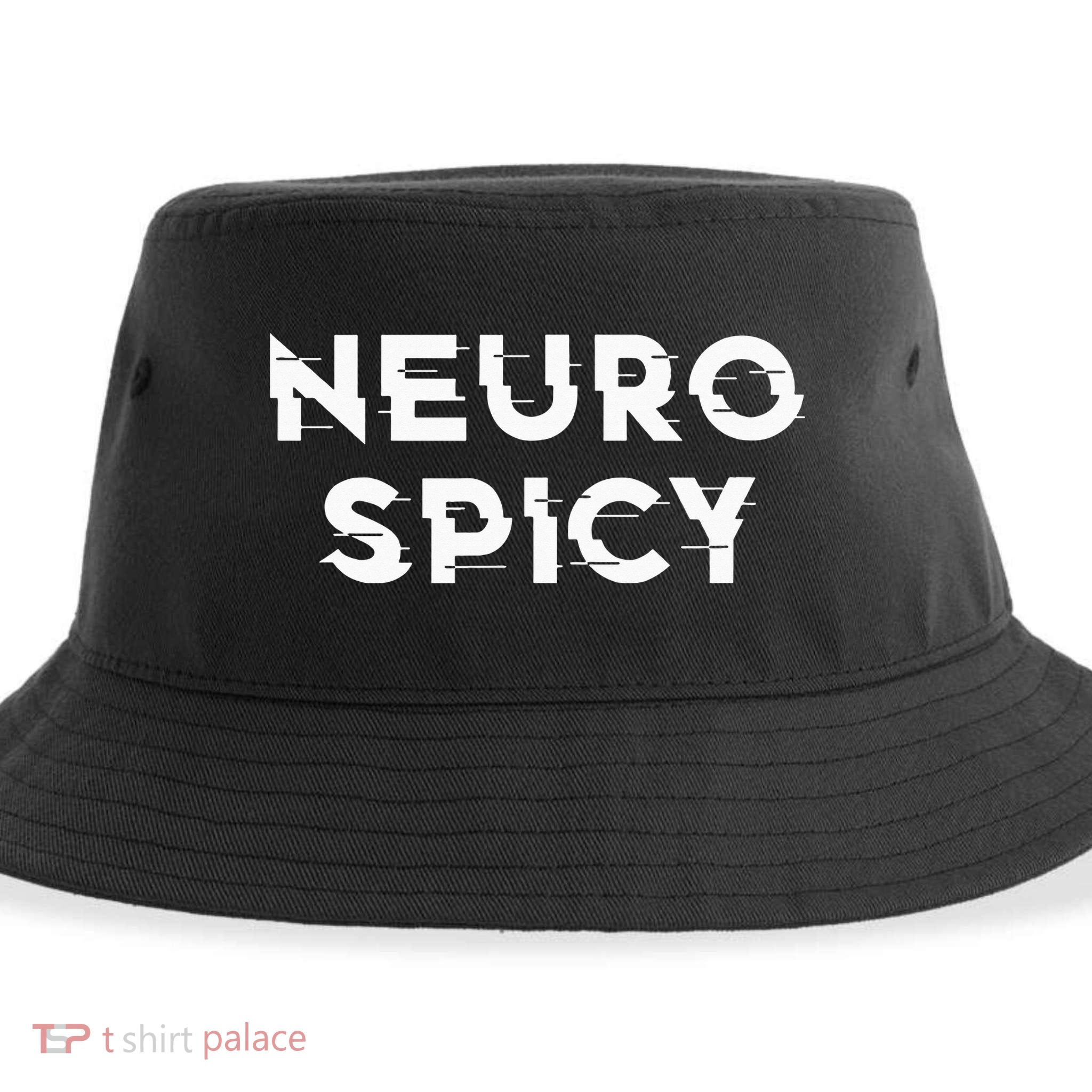 Neurospicy ADHD Autism Neurodiversity Neurodivergent Sustainable Bucket Hat