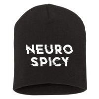 Neurospicy ADHD Autism Neurodiversity Neurodivergent Short Acrylic Beanie