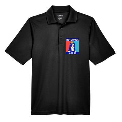 N.O.T.O.R.I.O.U.S Au.D Audiologist Funny Audiology Women Men's Origin Performance Pique Polo