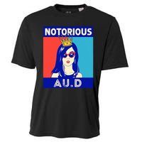 N.O.T.O.R.I.O.U.S Au.D Audiologist Funny Audiology Women Cooling Performance Crew T-Shirt