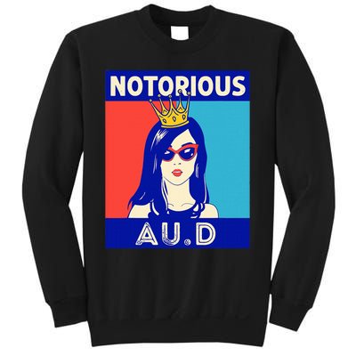 N.O.T.O.R.I.O.U.S Au.D Audiologist Funny Audiology Women Sweatshirt