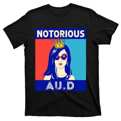 N.O.T.O.R.I.O.U.S Au.D Audiologist Funny Audiology Women T-Shirt