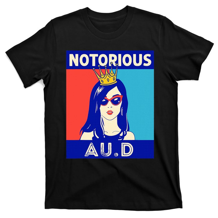 N.O.T.O.R.I.O.U.S Au.D Audiologist Funny Audiology Women T-Shirt