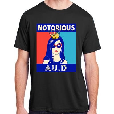 N.O.T.O.R.I.O.U.S Au.D Audiologist Funny Audiology Women Adult ChromaSoft Performance T-Shirt