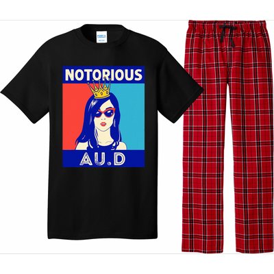 N.O.T.O.R.I.O.U.S Au.D Audiologist Funny Audiology Women Pajama Set