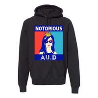 N.O.T.O.R.I.O.U.S Au.D Audiologist Funny Audiology Women Premium Hoodie