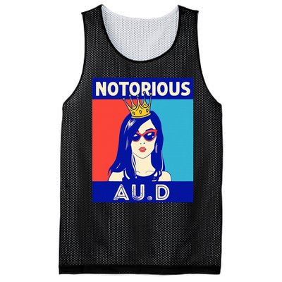 N.O.T.O.R.I.O.U.S Au.D Audiologist Funny Audiology Women Mesh Reversible Basketball Jersey Tank