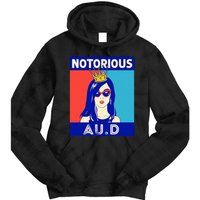 N.O.T.O.R.I.O.U.S Au.D Audiologist Funny Audiology Women Tie Dye Hoodie